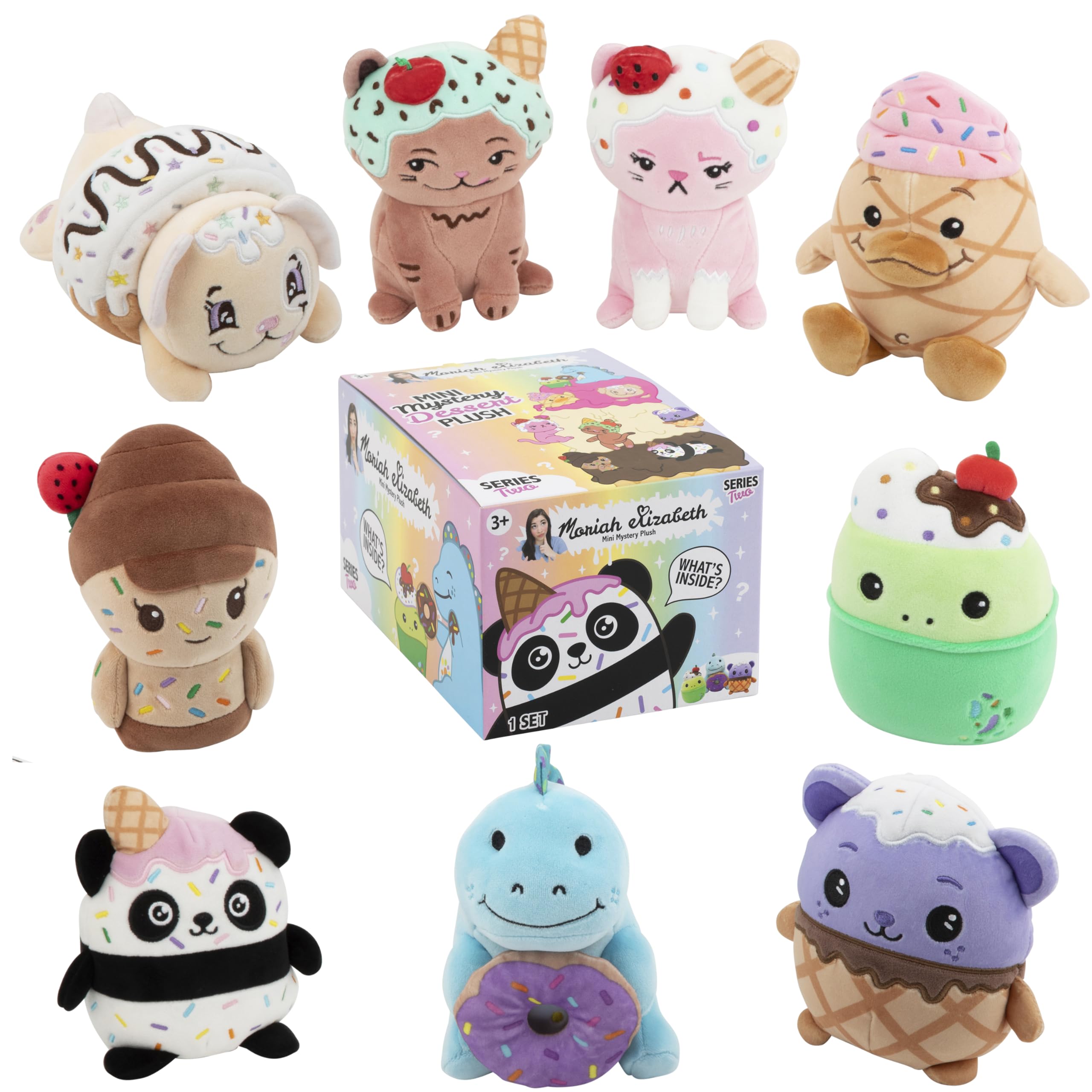 Moriah Elizabeth 15,2 cm Mini Mystery Plush - Serie 2; YouTube Craft Channel, Blind Box, 1 von 9 möglich, offizieller Merch