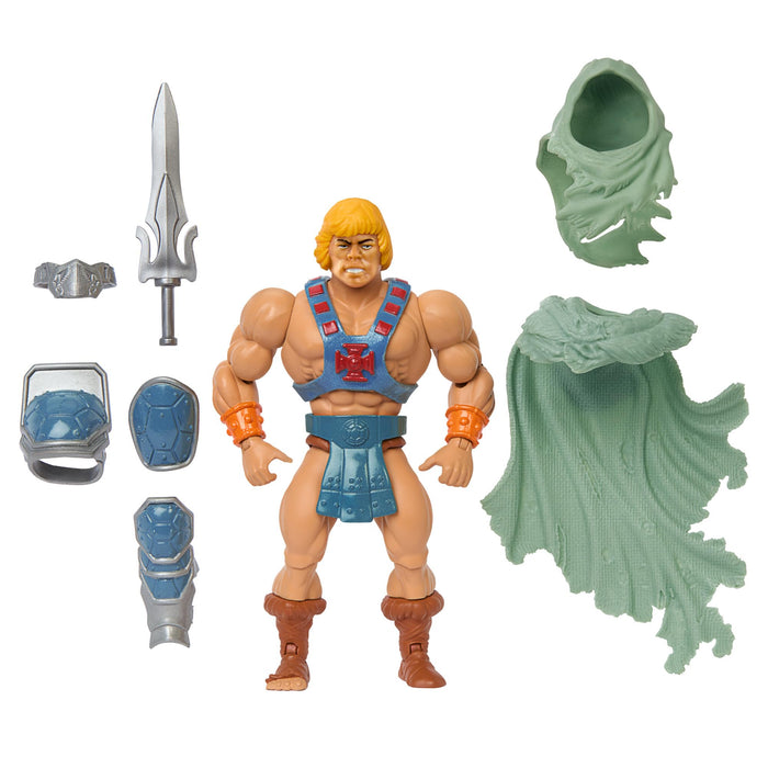 Masters of the Universe Origins Turtles of Grayskull Stealth Ninja He-Man Posable Action Figure Toy, Teenage Mutant Ninja & MOTU Crossover, HTH18