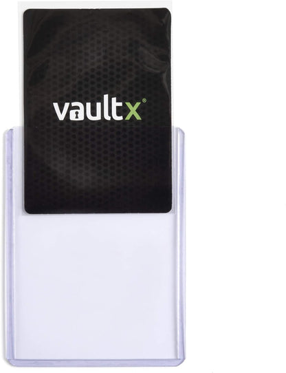 Vault X Premium Extra Thick Seamless Toploaders 130pt - 3" x 4" Rigid Card Holders for Trading Cards & Sports Cards (25 Pack)