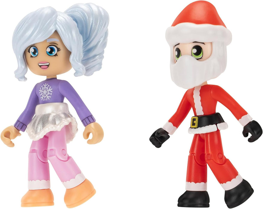 Adopt Me! Holiday Calendar - Features (8) 2-inch Pets, (2) 2.75-inch Figures, and 13 Unique Accessories - Exclusive Virtual Item Code Included - Ages 6+