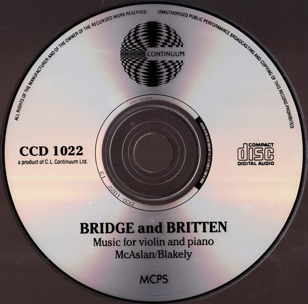 Lorraine McAslan/John Blakely: Britten/Bridge