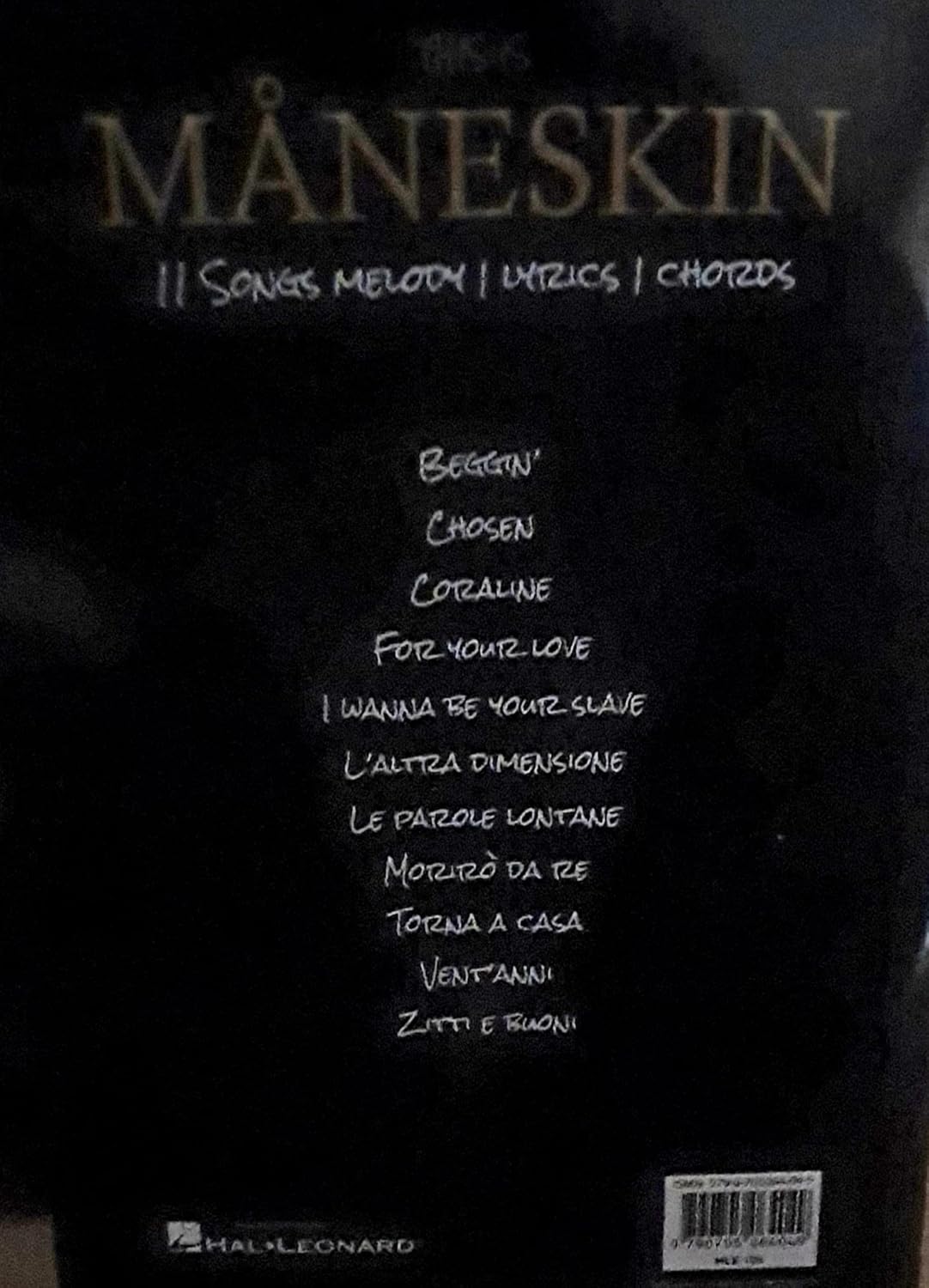 This is Måneskin 11 songs melody, lyrics and chords