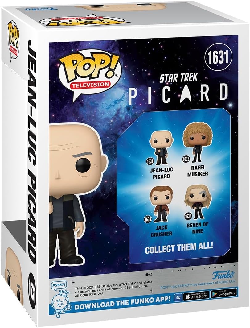 Funko Pop! TV: ST Jean-Luc Picard - Jean-Luc Picard - Star Trek Picard - Collectable Vinyl Figure - Gift Idea - Official Merchandise - Toys for Kids & Adults - TV Fans - Model Figure for Collectors