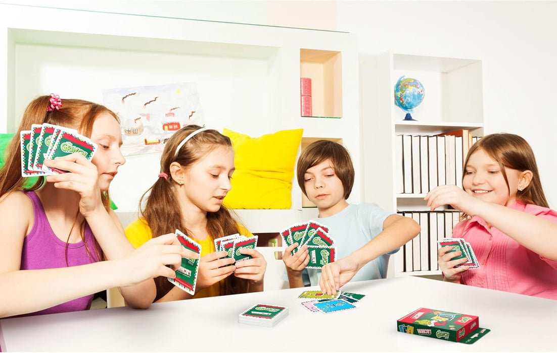 Top Trumps The Grinch WHOT! Take turns matching shapes, numbers classic family game travel game great gift for ages 5 plus