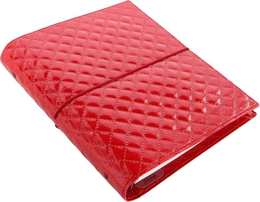 Filofax A5 Domino Luxe Organiser - Red