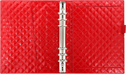 Filofax A5 Domino Luxe Organiser - Red