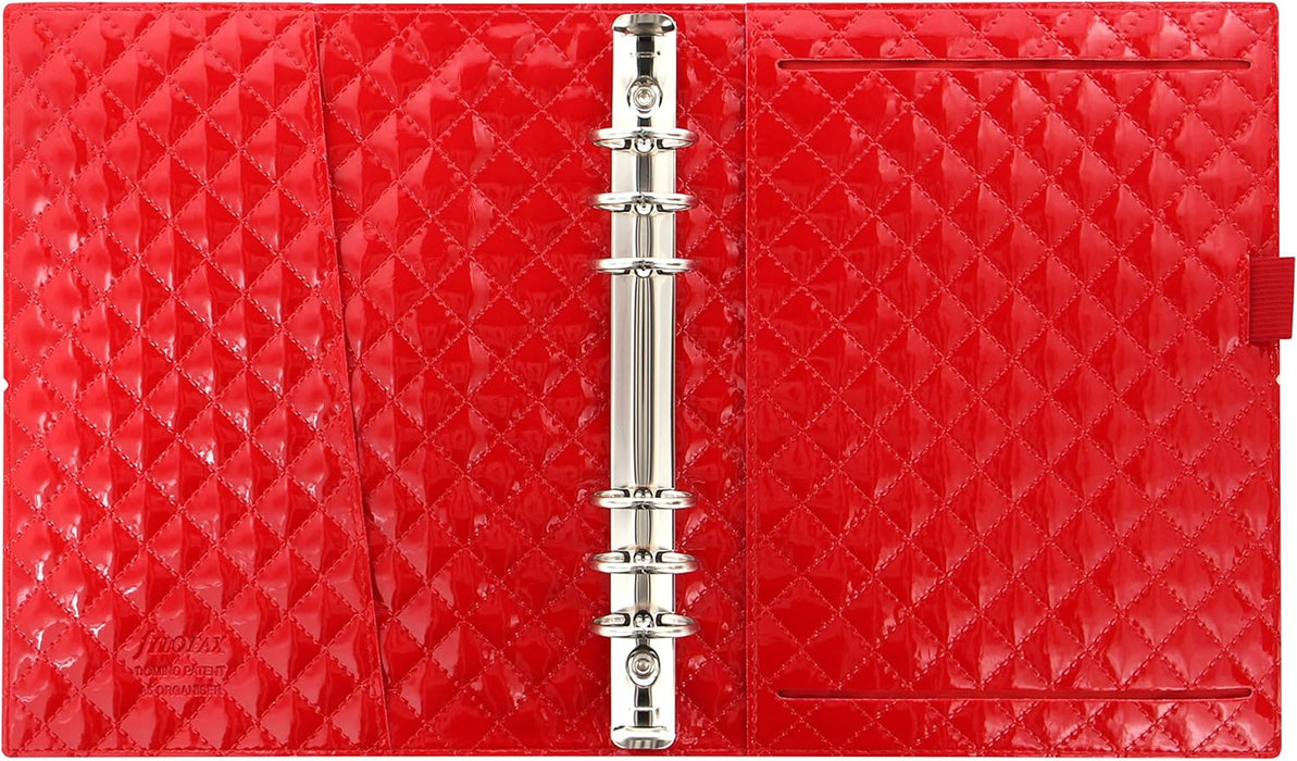 Filofax A5 Domino Luxe Organiser - Red