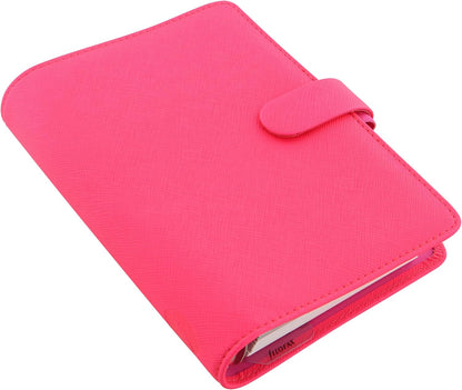 Filofax Personal Saffiano organiser - Fluro Pink