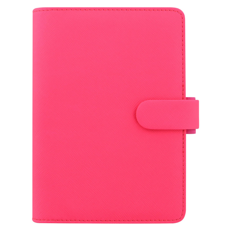 Filofax Personal Saffiano organiser - Fluro Pink