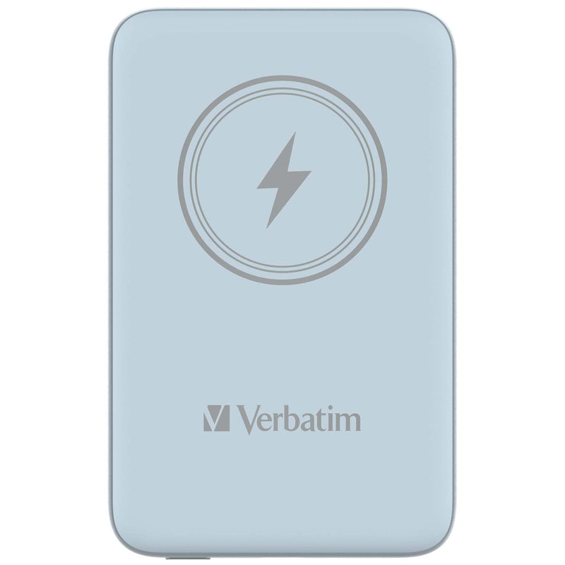 Charge 'n' Go Magnetic Wireless Power Bank 10000 Blue