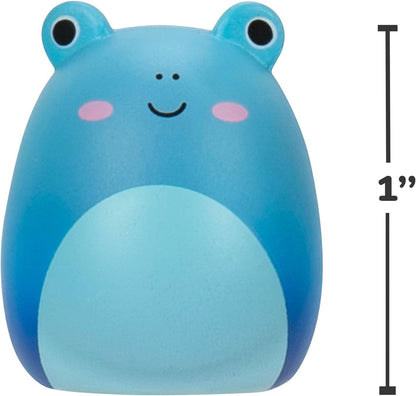 Pack de 8 Squish-a-longs par Original Squishmallows - série 1, Style 2 - (8) Mini-Squish de 2,5 cm avec 2 Accessoires, Bague et Guide du collectionneur - pour Collectionner, échanger et Jouer