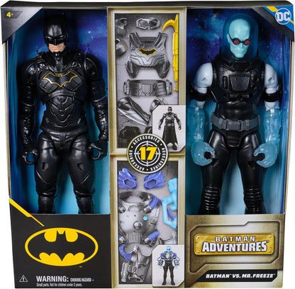 DC Comics Batman Adventures Battle Pack – Batman Vs. Mr. Freeze Action Figure Set, Kids’ Toys for Boys Aged 3 and Up