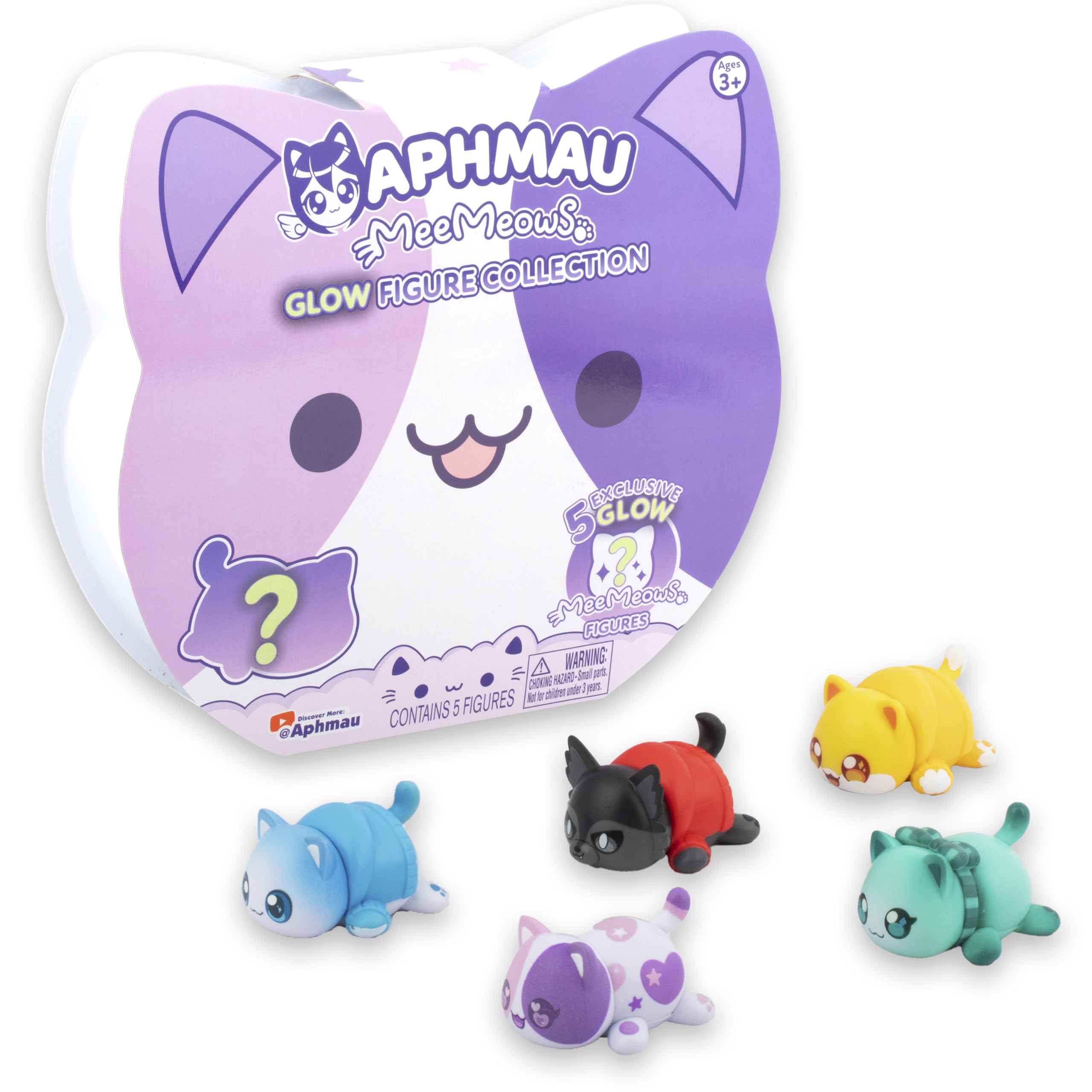 Aphmau Figuren – 5 Stück – Friends Figuren – Glow PK