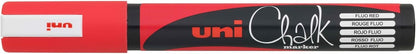 `Uni - Chalk Marker Pwe-5M, Set Of 4 Markers - Blue, Green, Red & White (401577)`