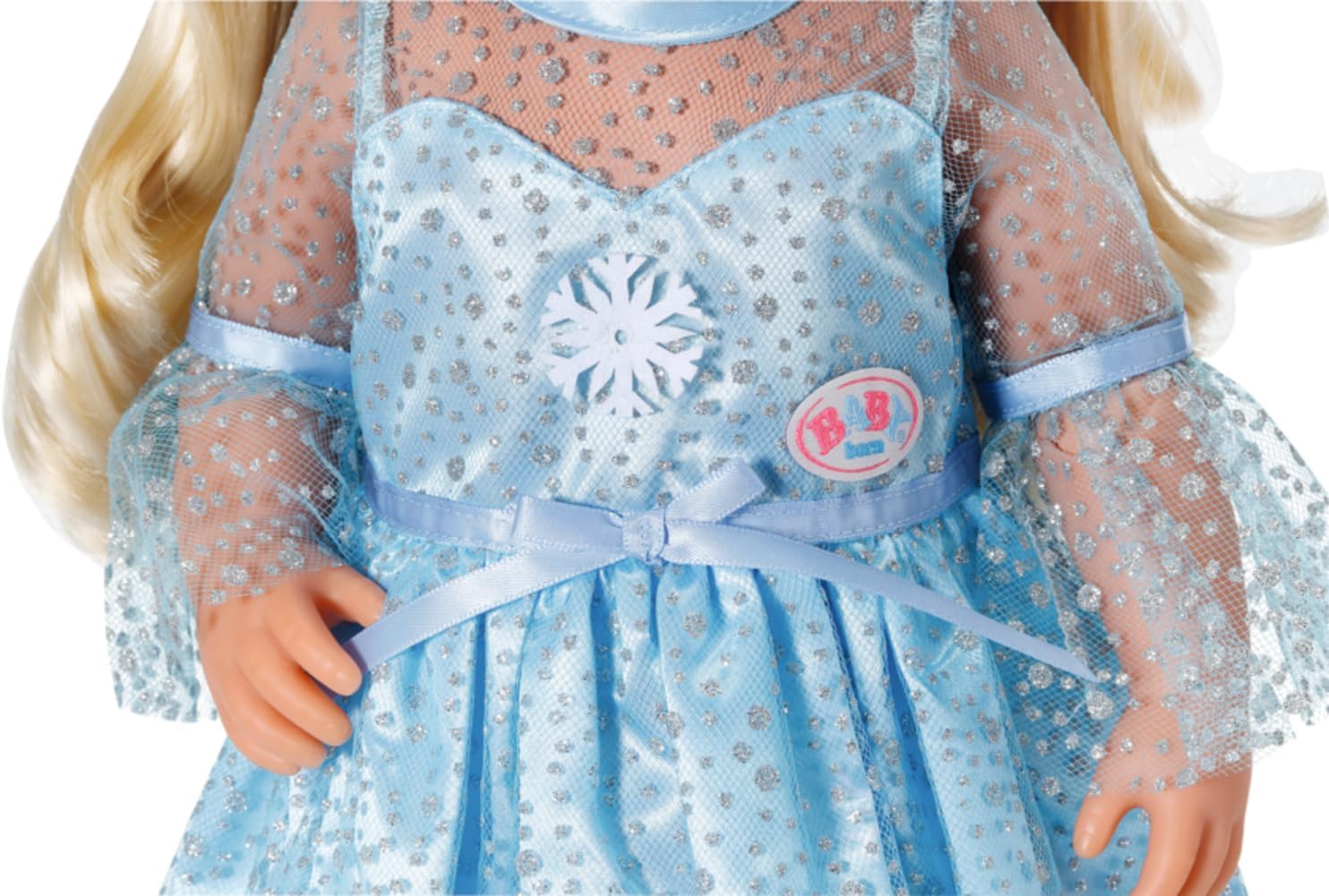 BABY born Princess on Ice 836095 - Princess Dress with Matching Ice Skates and Tiara for 43cm Dolls - Suitable for Children from 3 Years Old
