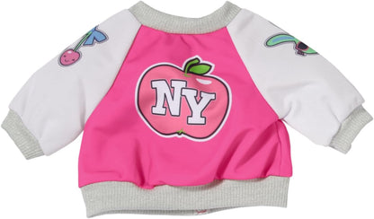 BABY born Deluxe reisoutfit met poppenjurk, muts, schoenen, paspoort en koffer voor poppen van 43 cm, 836316 Zapf Creation