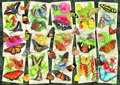 Ravensburger Tropical Butterflies 1000 Piece Jigsaw Puzzles for Adults and Kids Age 12 Years Up - Animals & Insects New Design