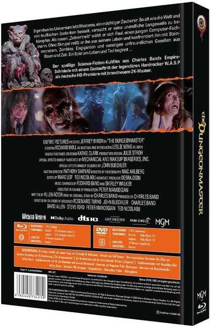 Herrscher der Hölle - The Dungeonmaster - Mediabook - Cover C (Limited Collector‘s Edition Nr. 78) (Blu-ray+DVD