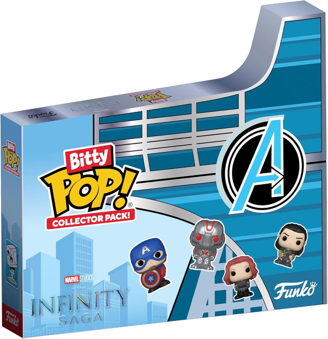 Funko Bitty Pop! Marvel: Infinity Saga 12pc Multipack - 0.9 Inch (2.2 Cm) - Marvel Comics Collectable - Stackable Display Shelf Included - Gift Idea - Party Bags Stocking - Cake Topper - Movies Fans