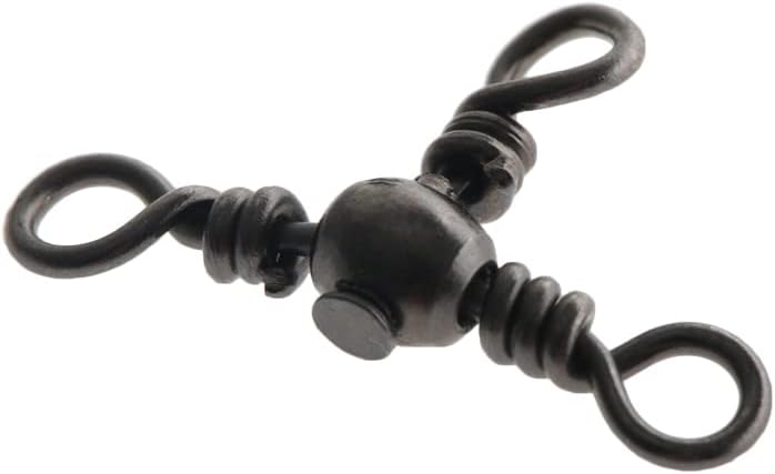 Mustad Mustad MA024-BN (77700) Three Way Cross Barrel Swivel sz12 10x10pk
