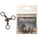 Mustad Mustad MA024-BN (77700) Three Way Cross Barrel Swivel sz2 10x10pk
