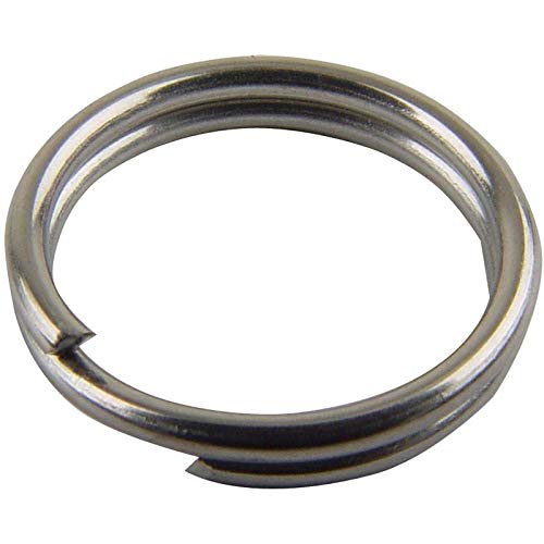Mustad Mustad MA031-NI (9950N) Round Split Ring 10mm 10x10pk