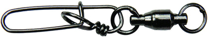 Mustad Mustad Ultrapoint Ballbearing Swivel with Stay-Lock Snap Sz6.6 10x4pk