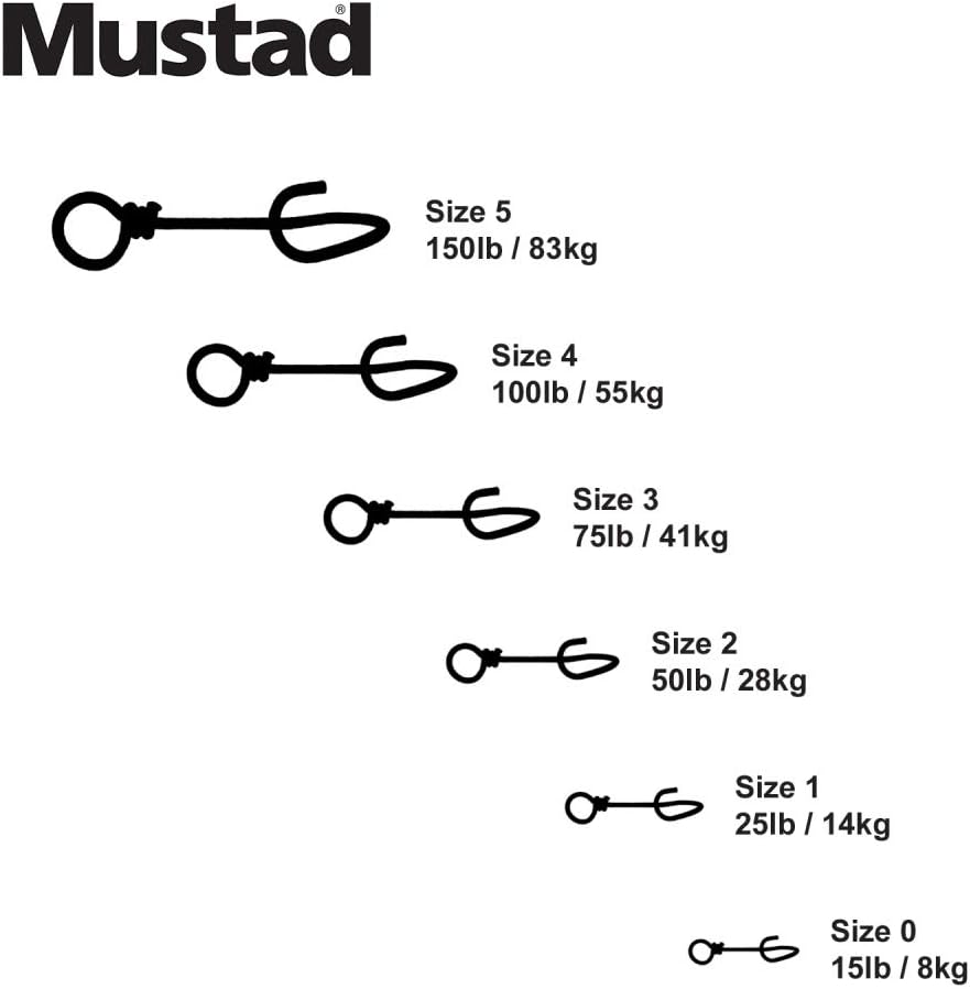 Mustad Mustad Ultrapoint Fastach Clip Sz5 10x8pk