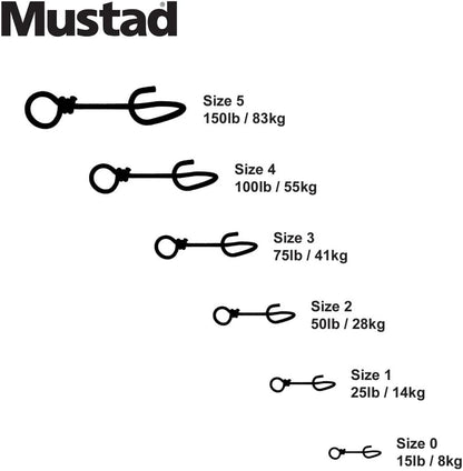 Mustad Mustad Ultrapoint Fastach Clip Sz5 10x8pk