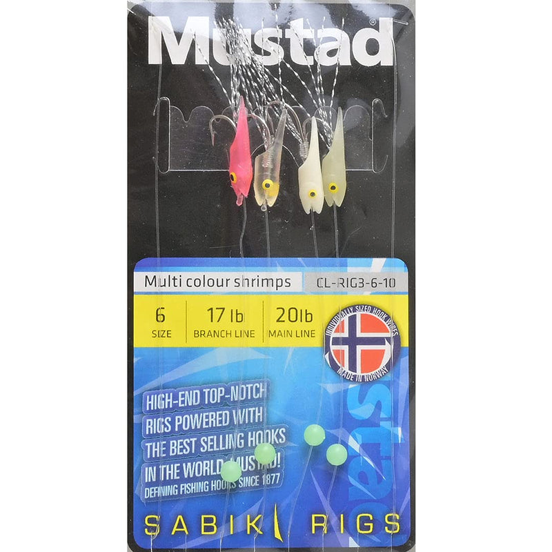Mustad Mustad Multicolor Shrimp H6 ML20lb