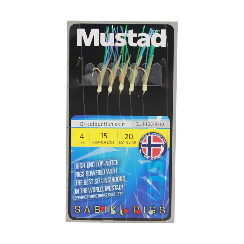 Mustad Mustad Bi-color Fish Skin H4 ML20lb