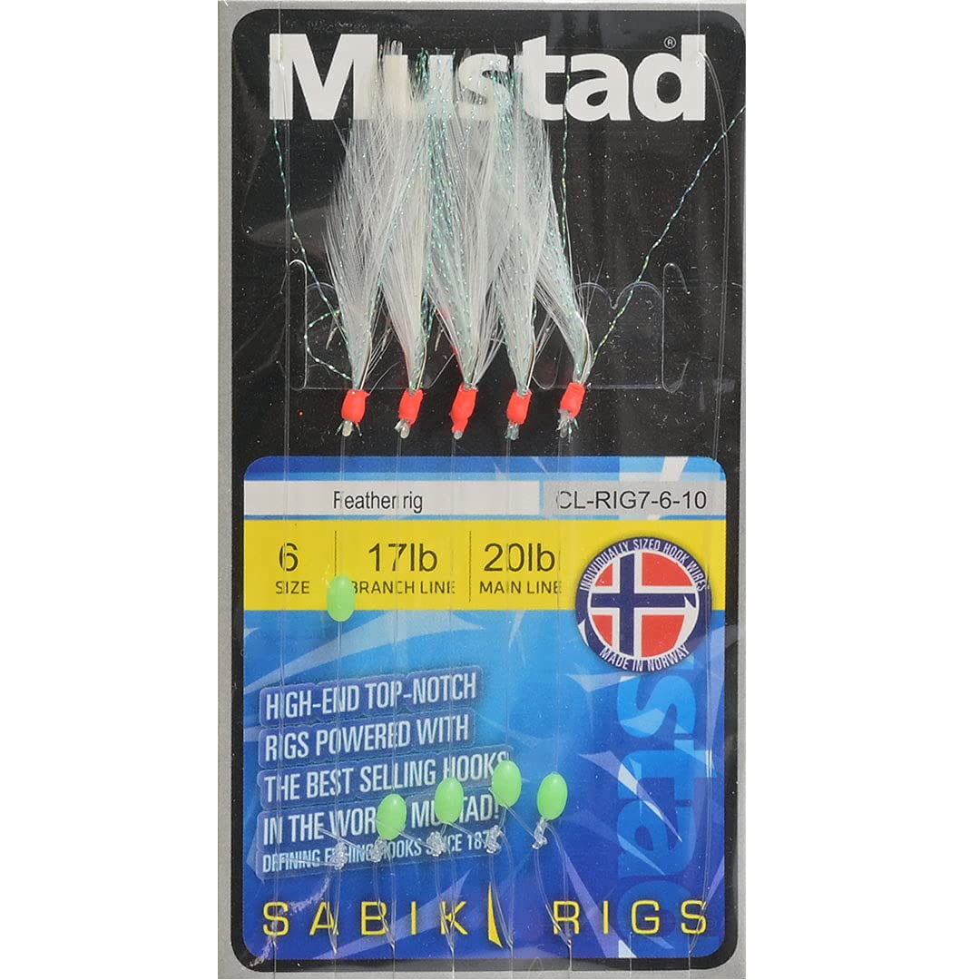 Mustad Feathers - Sea Fishing Feathers and Lure Rigs