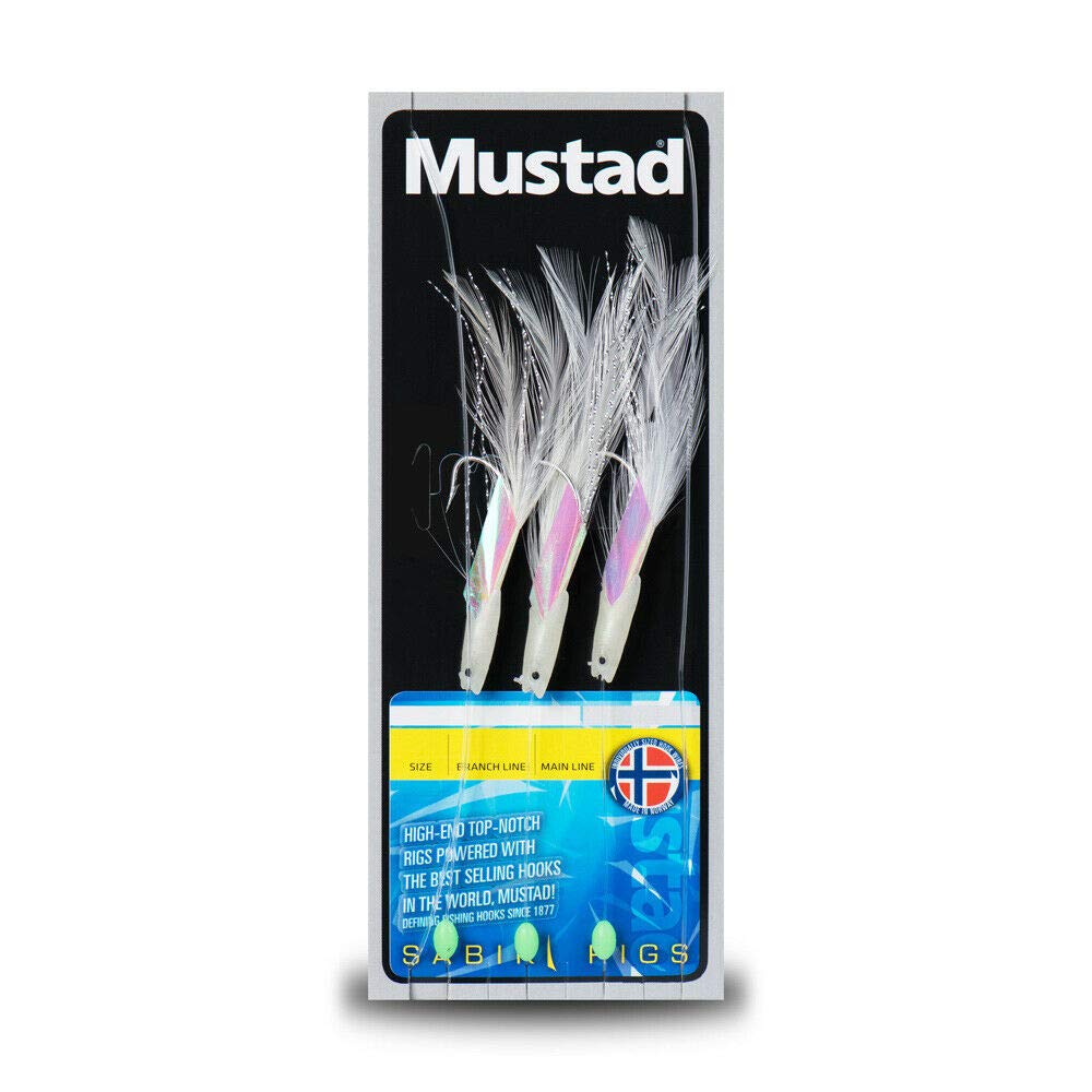 Mustad Mustad Luminous Hokkai Rig H3/0 ML50lb