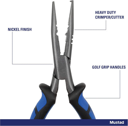 7`` Large Split Ring Plier Blue