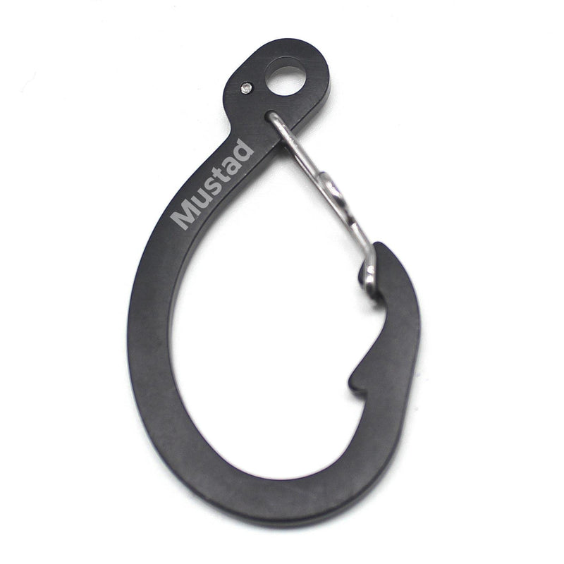Mustad - Mosquetón ecológico (no para escalada, 48 unidades