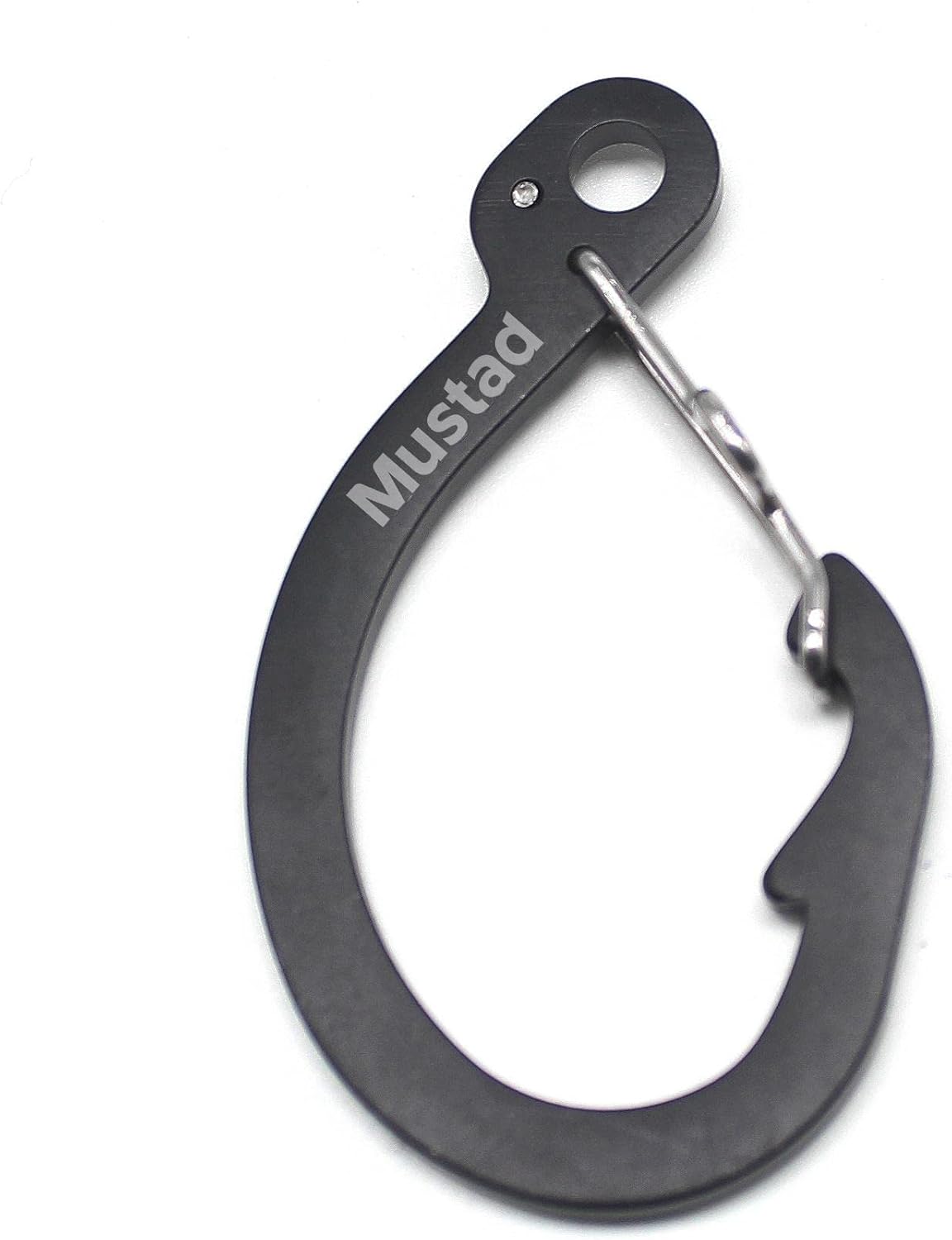 Mustad - Mosquetón ecológico (no para escalada, 48 unidades