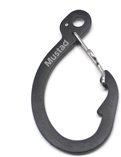 Mustad - Mosquetón ecológico (no para escalada, 48 unidades