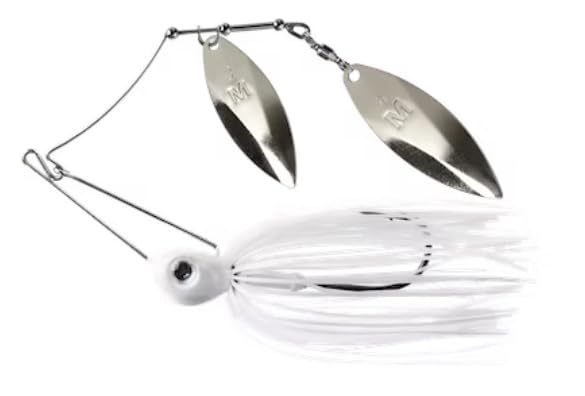 Mustad Mustad Arm Lock Spinnerbait 14g  Pearl White