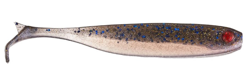 Mustad Mustad Mezashi Z-Tail Minnow 3.5"  Blue Dot Sardine