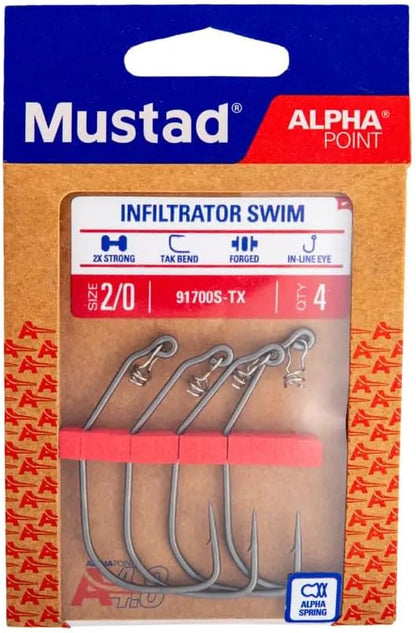 Mustad Mustad Infiltrator Swim,  3/0