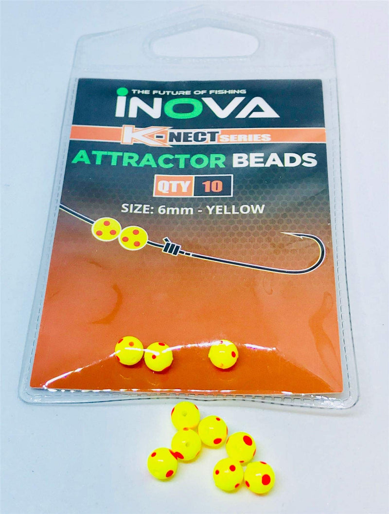 Inova Inova Attractor Beads Yellow 6mm