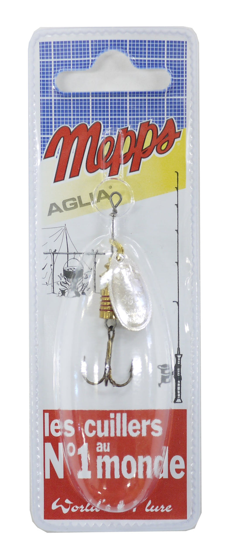 Mepps Mepps Aglia Silver sz1 (each)
