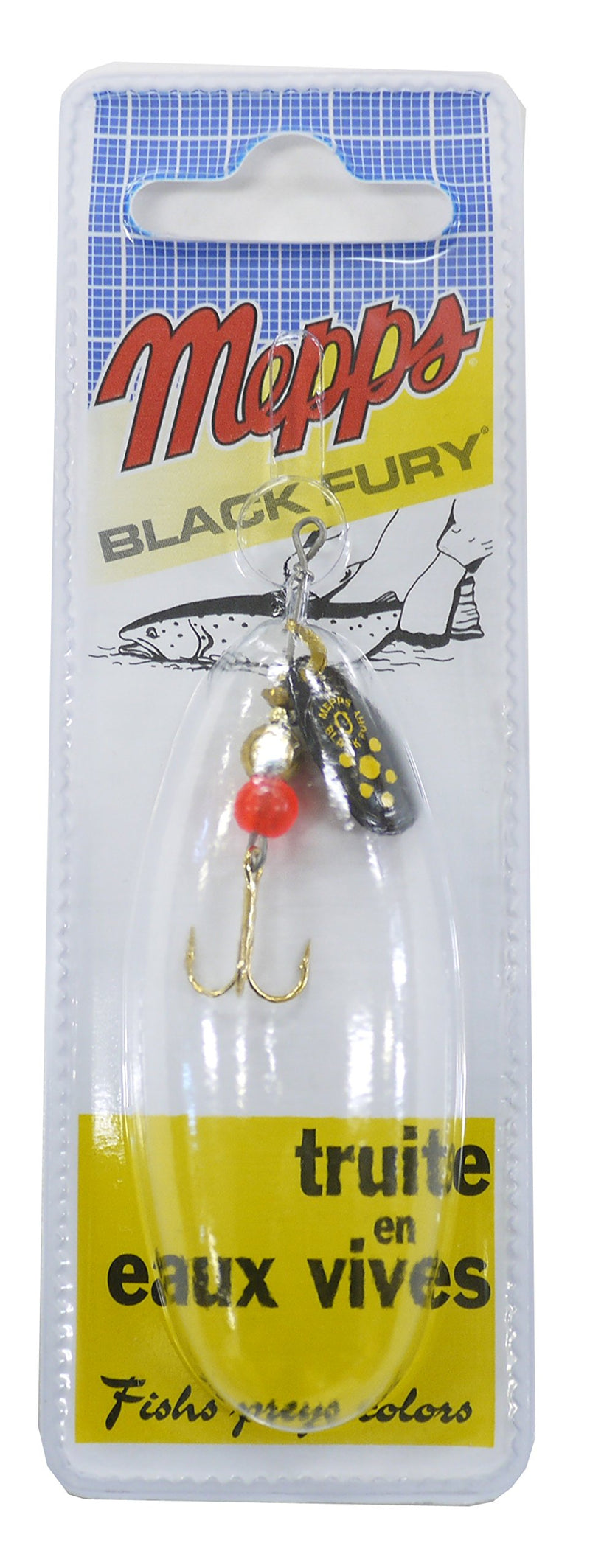 Mepps Mepps Comet BL Fury Yellow Dot SZ0