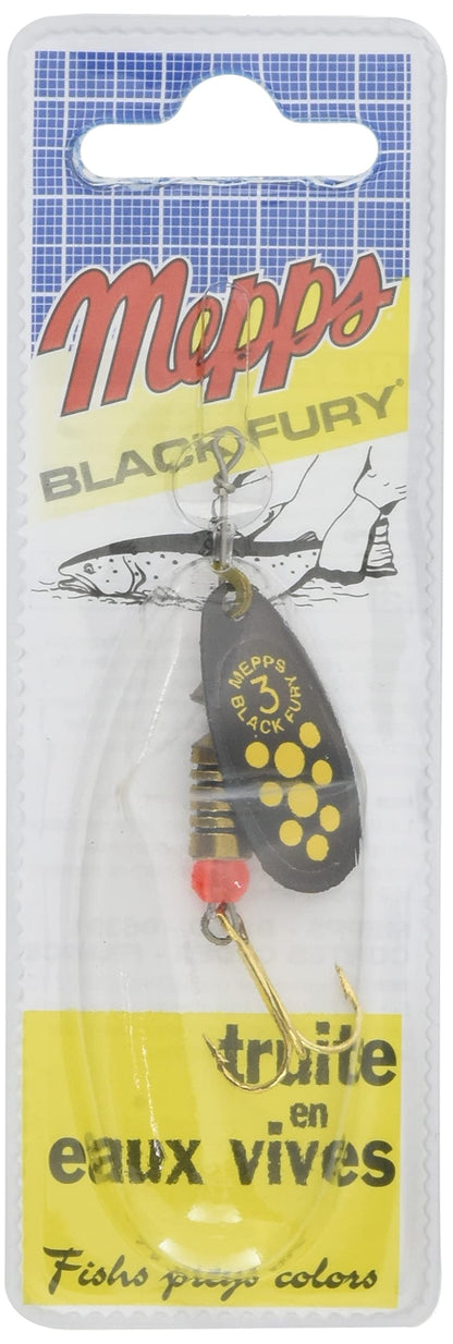 Mepps Mepps Comet BL Fury Yellow Dot SZ3