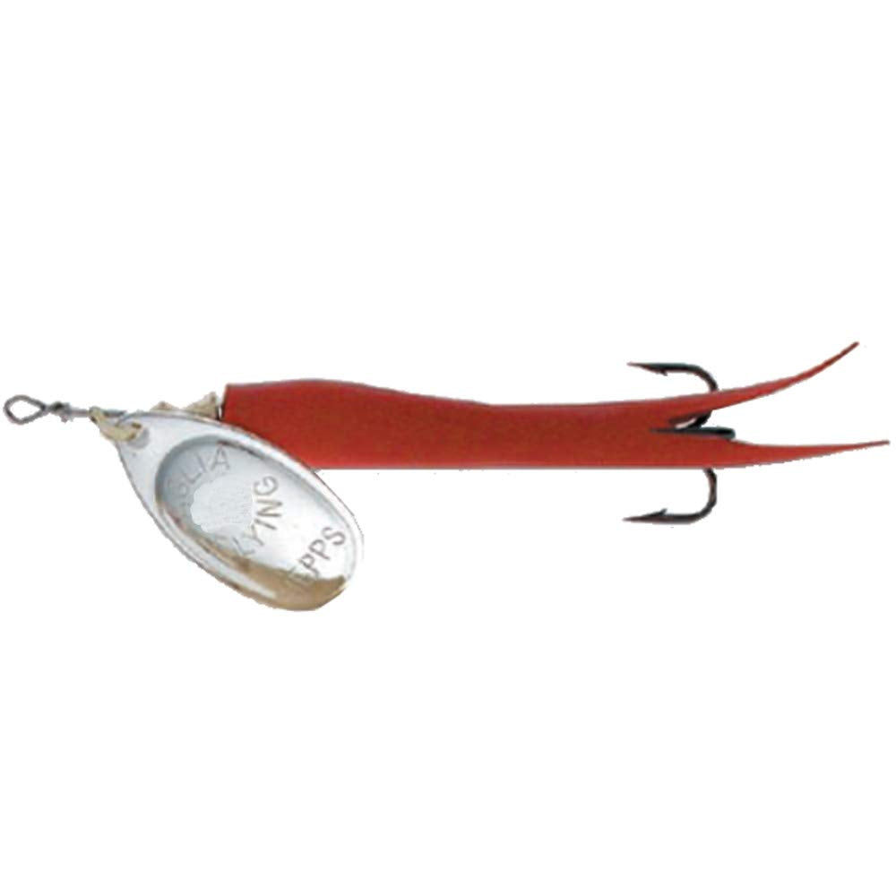 Mepps Mepps Aglia Flying C Silver Red 10g