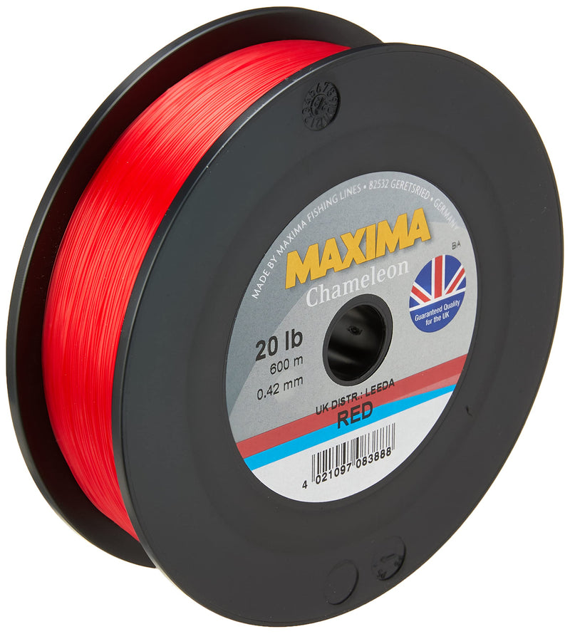 Maxima Maxima Red 600m Bulk Spool 20lb