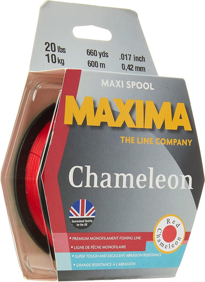 Maxima Maxima Red 600m Bulk Spool 20lb