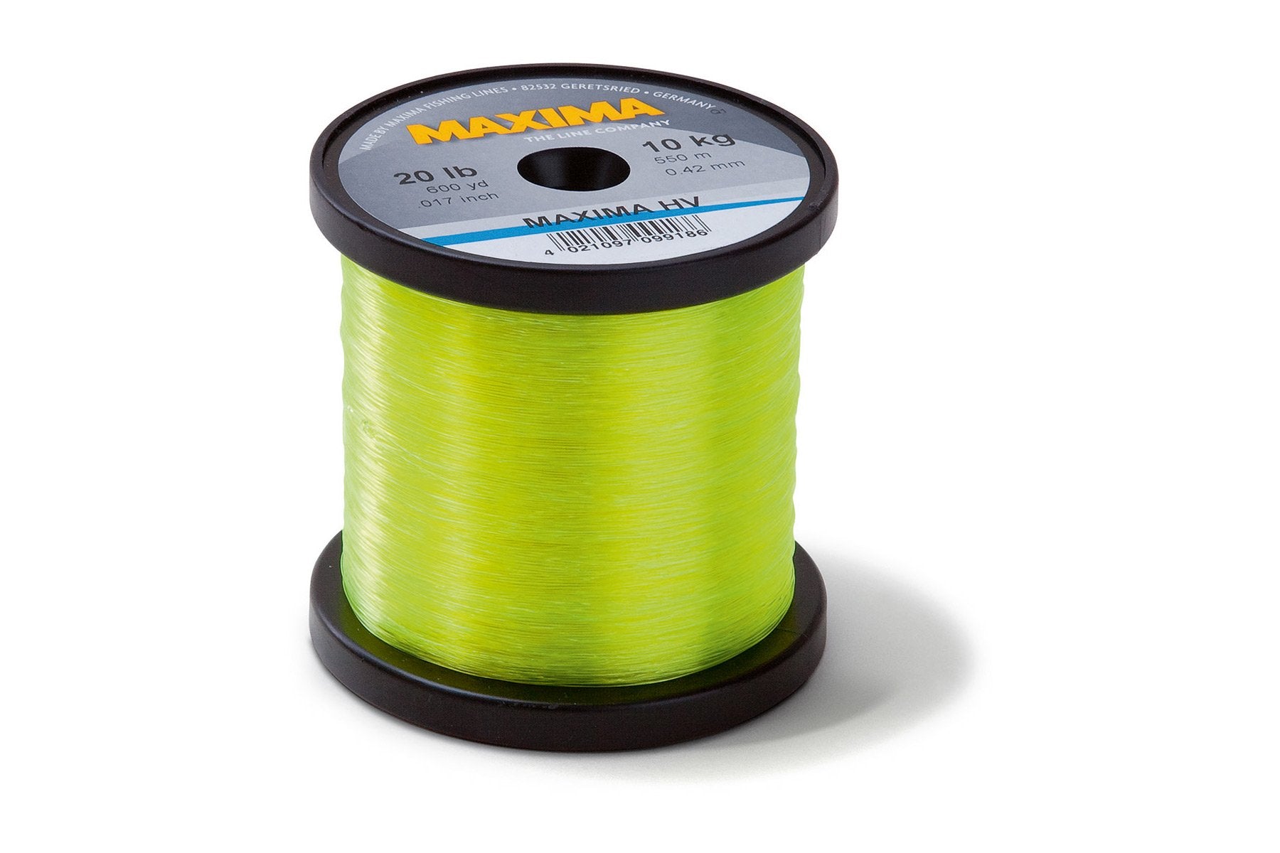 Maxima Maxima High Viz Line Yellow 20lb 550m