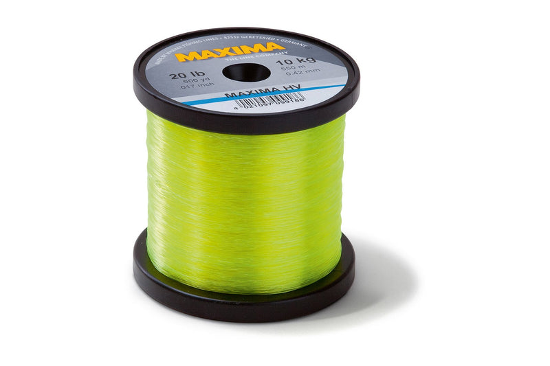 Maxima Maxima High Viz Line Yellow 20lb 550m