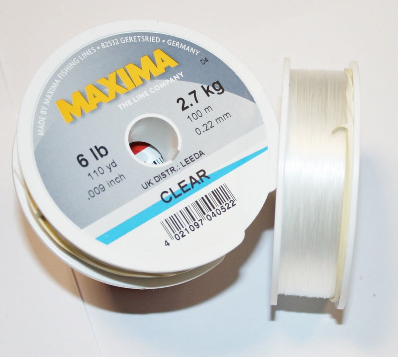 Maxima Maxima Clear 6lb 100m 6 Pack